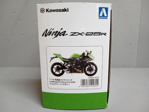 絵 カワサキ ニンジャ ZX25-R 1/12 完成品バイクシリーズ ライム